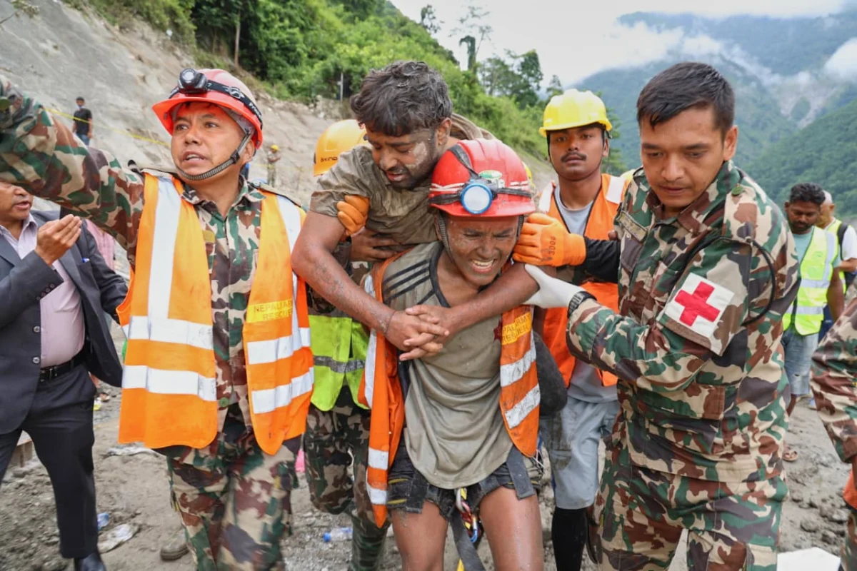 Miraculous Rescue in Nepal as Two Workers Pulled from Hydropower Tunnel Nine Days After Devastating Floods